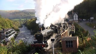 16 LR 121019 Llangollen Railway Autumn Event 2019 return of 7822 quotFoxcote Manorquot [upl. by Cadel]