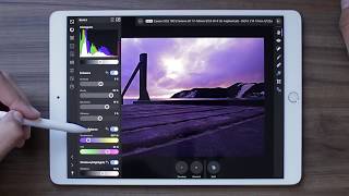 Beach Landscape Raw Editing  iPad Pro Affinity Photo [upl. by Emrich]