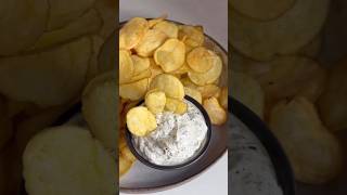 atıştırmalık dip soslu patates cips 🥜patates potatoes pratiktarifler food [upl. by Noside688]