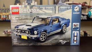 LEGO Creator Expert 10265 FORD MUSTANG Review [upl. by Gisela]