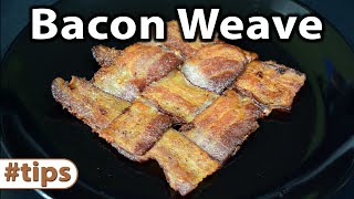 How to make the Perfect Bacon Weave  Tips  Caveman Keto [upl. by Philbo]