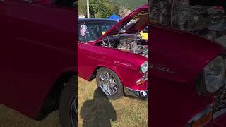 Vintage Chevy Bel Air Supercharged At Adirondack Nationals [upl. by Notsirk]