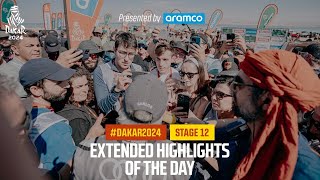 Extended highlights of Stage 12 presented by Aramco  Dakar2024 [upl. by Anul]