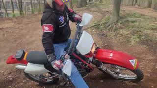 HONDA XR400 RAW ON THE GAS  ALOOP KIT [upl. by Doownil]