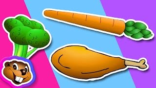 Learn Vegetables and Meats Clip  English Preschool Education [upl. by Jonah520]