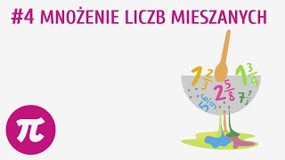 Mnożenie liczb mieszanych 4  Działania na ułamkach zwykłych  mnożenie i dzielenie [upl. by Byrd534]