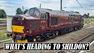 Iconic Steam Locomotive heading to Shildon  DARLINGTON [upl. by Hooper896]