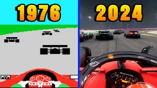 The EVOLUTION of F1 Games 19762024 [upl. by Aicilaanna]