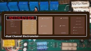 Keithley 619 2Channel Electrometer Repair and Calibration [upl. by Nibot]