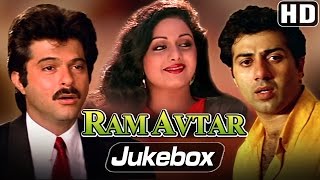 All Songs of Ram Avtar  Sunny Deol Sri Devi Anil Kapoor  LAXMIKANT PYARELAL [upl. by Ali]