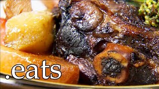 Professional Chefs Best Braised Lamb Shanks Recipe [upl. by Bernarr38]