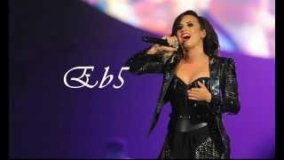 Demi Lovato Vocal Range Bb2  Bb5  E6 [upl. by Alta]