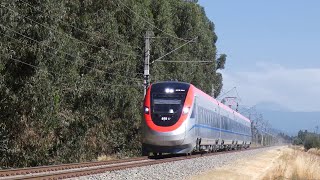 Modernos trenes SFB 500 Santiago  Curicó a gran velocidad [upl. by Kordula]