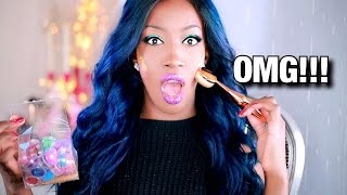 ON M’A VOLÉ MES PALETTES  😱 FULL FACE USING ONLY GLITTER MAKEUP CHALLENGE [upl. by Alick]