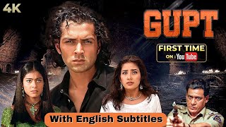 Gupt 1997 Full Hindi Thriller Movie With English Subtitles  Bobby Deol amp Kajol  Manisha Koirala [upl. by Kcirdled37]