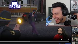 Ramee Reacts To X vs Cornwood amp NVL Drama  NoPixel 40 GTA RP [upl. by Bradstreet]