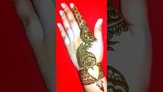 Easy Simple Beautiful Arabic Mehndi Design easymehndi simplemehndi arabic youtubeshorts shorts [upl. by Wilton293]