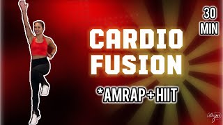 High Intense Cardio HIIT Workout  30 minutes No Equipment [upl. by Rusel615]