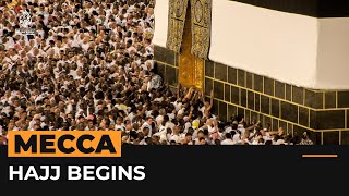 Hajj pilgrimage begins in Mecca Saudi Arabia  Al Jazeera Newsfeed [upl. by Charpentier]