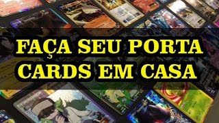 POKÉMON TCG  FAÇA SEU PORTA CARDS CASEIRO NOVO CANAL NA DESCRIÇÃO [upl. by Agueda625]