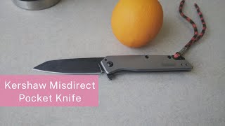 Kershaw Misdirect Pocket Knife Review  29 in 4Cr13 BlackOxide Blackwash [upl. by Mariele]