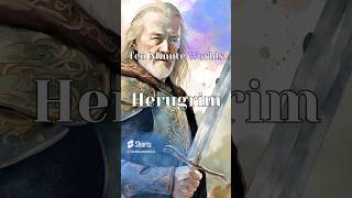 Tales of Tolkien The Origins of King Théodens Blade Herugrim lordoftheringslore lotr tolkien [upl. by Kazimir]