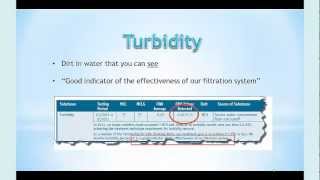 Understanding Your Water Quality Report Part 3  Turbidity and Sediment [upl. by Shea]