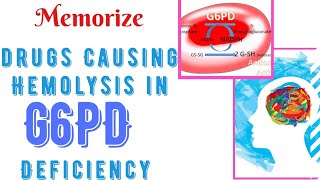 Drugs causing Hemolysis in G6PD deficiency Mnemonic [upl. by Dira]