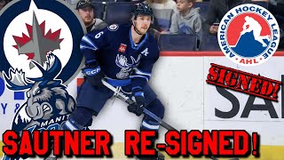 Winnipeg Jets ReSign Ashton Sautner to AHL Contract Jets Fan Reaction [upl. by Alet]