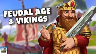 Explore the Feudal Age and Vikings Allied Culture  Rise of Cultures [upl. by Llydnek]