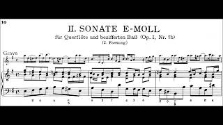 Händel – Querflötensonate in Emoll HWV 359b [upl. by Kariv120]