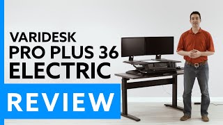 VARIDESK Pro Plus 36 Electric Converter Series Review  Rating  Pricing [upl. by Wallach]