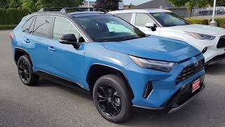 2023 Toyota RAV4 HYBRID XSE in Cavalry Blue [upl. by O'Connor]