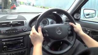 BENZ ベンツ mercedes W211 E320CDI 後付け ﾊﾟﾄﾞﾙｼﾌﾄ 作動動画 E320 [upl. by Amliw]