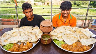 Nawabi Handi Paneer With 30x Rumali Roti Thali Challenge  Yellow Gravy Handi Paneer  Man Vs Food [upl. by Lunt560]