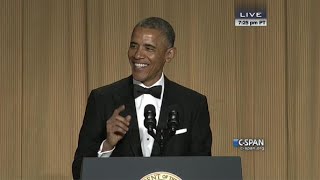 President Obama complete remarks at 2015 White House Correspondents Dinner CSPAN [upl. by Dorraj]