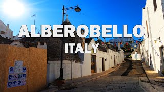 Alberobello Italy  Driving Tour 4K [upl. by Aitrop]