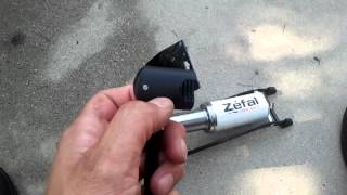 Zefal Big Foot dual valve WalMart pump instruction [upl. by Nishom238]