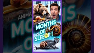 😱 3 Animals That Sleep for Months animals facts wildlife [upl. by Mayfield405]