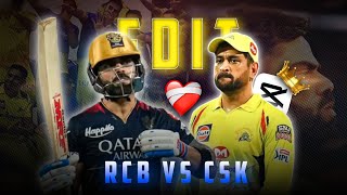 CSK VS RCB IPL EDITS  KAAYI SONG TRENDING CRICKET REELS VIDEO EDITING✨ [upl. by Bidle767]