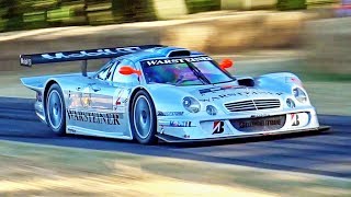 1998 MercedesBenz CLK LM  50litre NA V8 Engine  Action amp Sound at Goodwood Festival of Speed [upl. by Eilrahs]