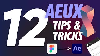 12 AEUX Tips amp Tricks  Figma to After Effects AEUX Troubleshooting  After Effects Bangla Tutorial [upl. by Lledrev360]