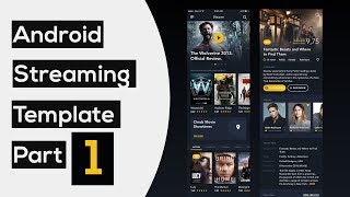 Movie Streaming Template App part1 Automatic Slider  Android Studio Tutorial [upl. by Ednyl]