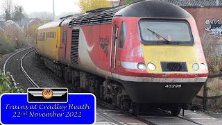 Trains at Cradley Heath railway station 22112022 [upl. by Odranreb]