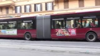 Buses and Trolleybuses in Rome Italy  Autobus e filobus a Roma 2016 [upl. by Eelsel]