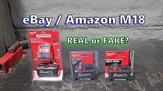 eBay Genuine Milwaukee Batteries REAL or FAKE [upl. by Phenica]