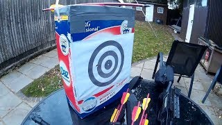 How To Make A Portable Crossbow Target Backstop [upl. by Hpejsoj]