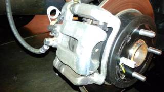 2014 Kia Rio Sedan  Checking Rear Disc Brake Pads  Link To DIY Guide [upl. by Cooperstein]