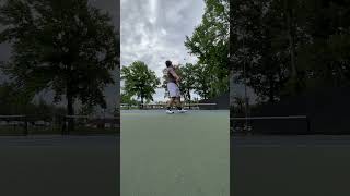 Yonex Ezone 98 Flat Serve Practice tennis practice [upl. by Materi398]