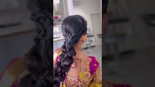 Braid hairstyle manappaaramaadukatti trendingonshorts shorts hairstyles bridalhairstyle viral [upl. by Reave]